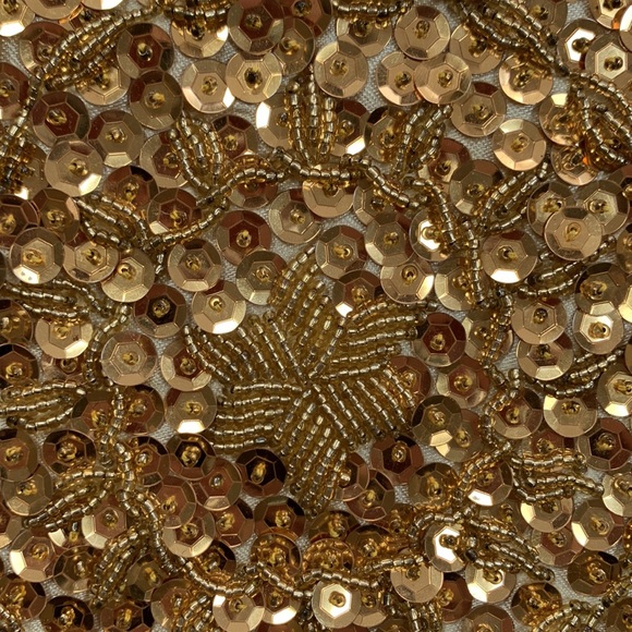 EUC Vintage Mr. Ernest Gold Sequined Evening Bag - Picture 4 of 7